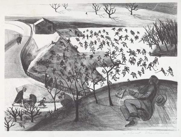 Untitled (Skating Scene)