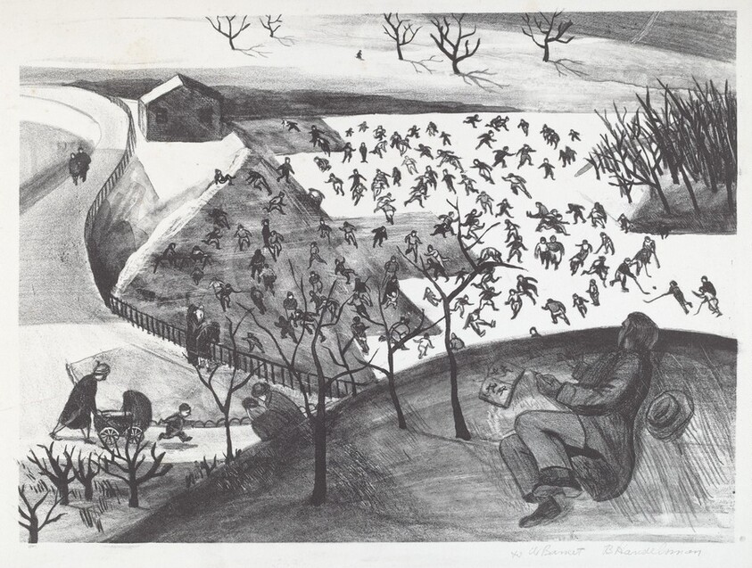 Untitled (Skating Scene)