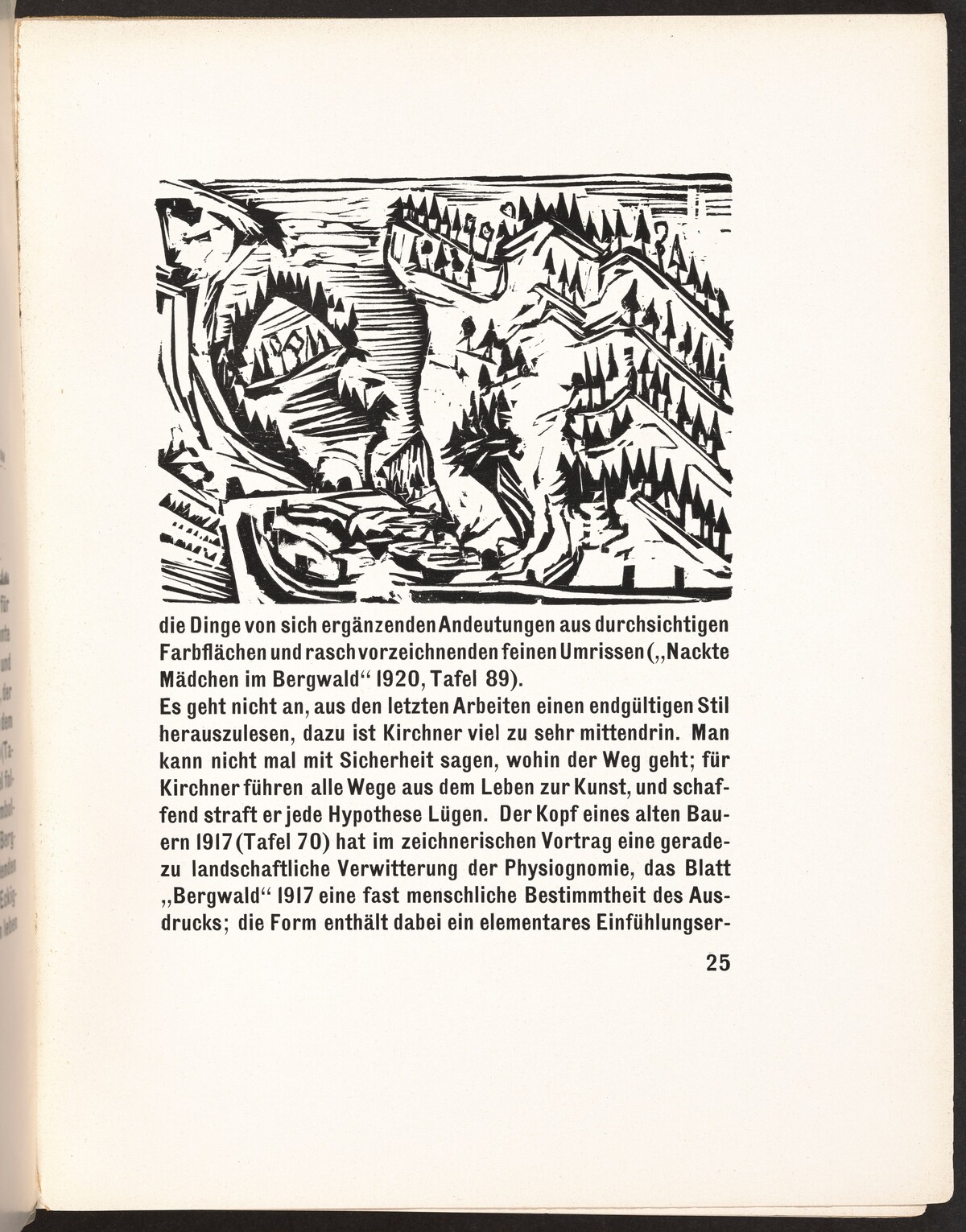 In-text plate from Kirchner Zeichnungen (Kirchner Drawings)