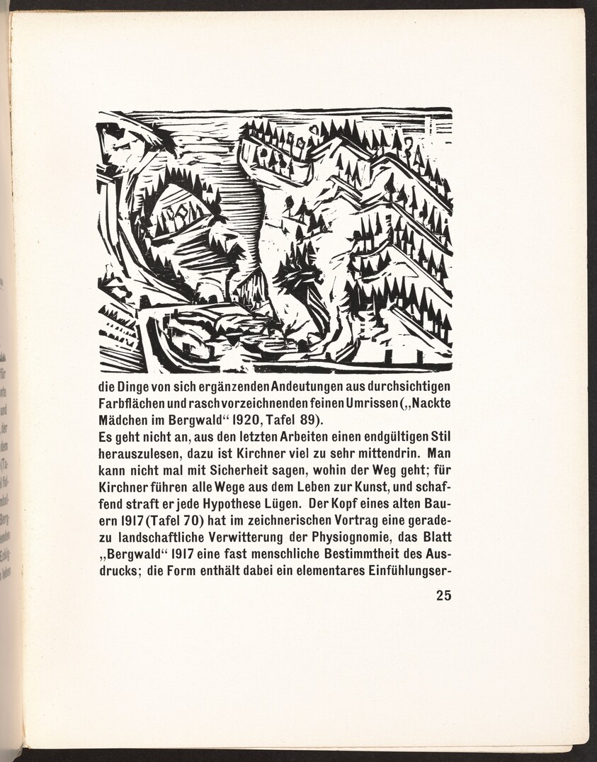 In-text plate from Kirchner Zeichnungen (Kirchner Drawings)