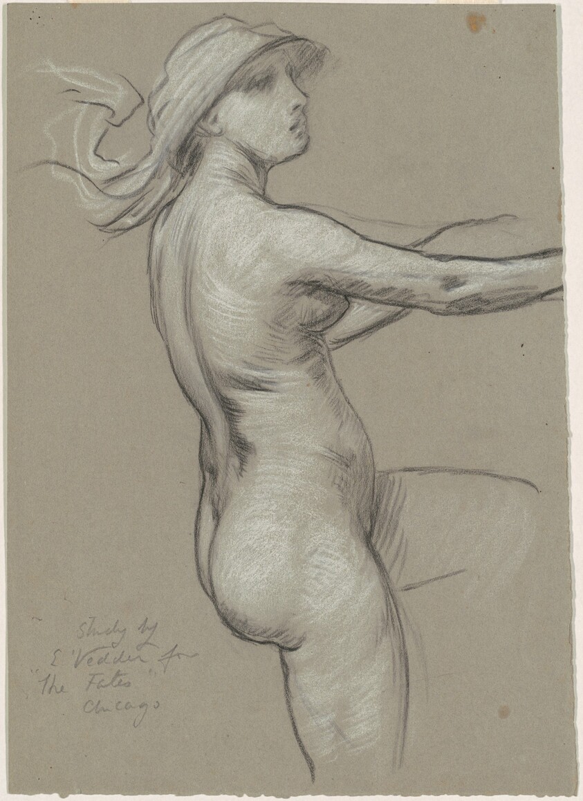 Study for "The Fates Gathering in the Stars"