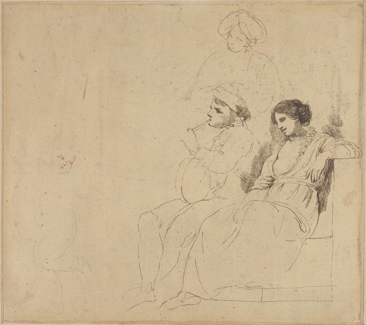 Study for "The Rustic Dancers"