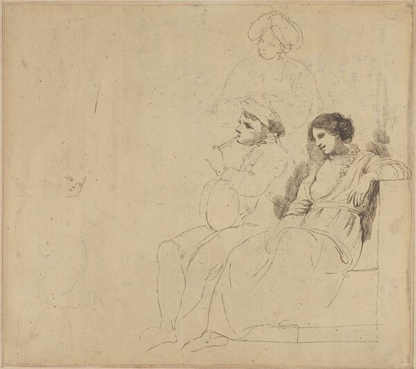 Study for "The Rustic Dancers"