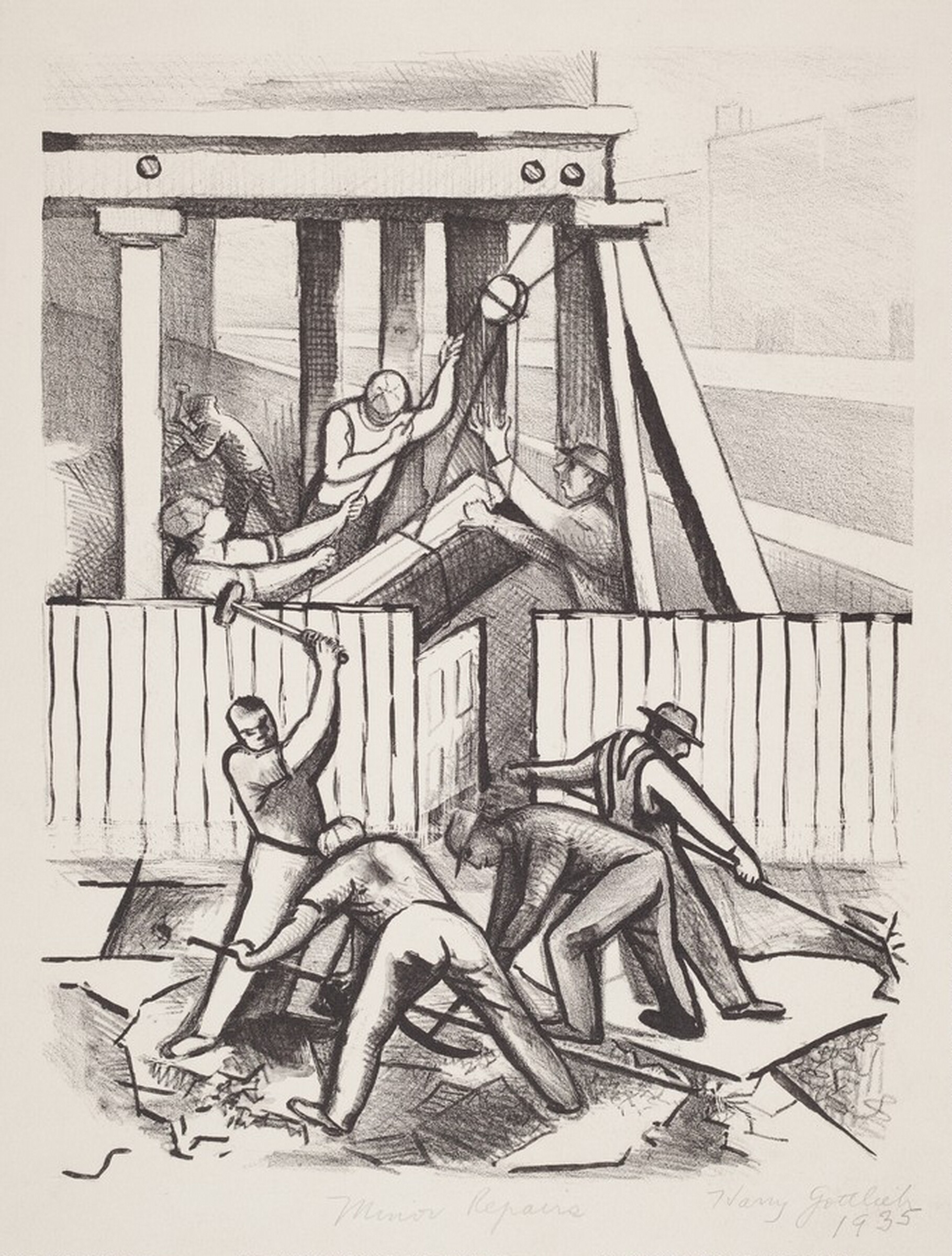 Minor Repairs, Harry Gottlieb, 1935
