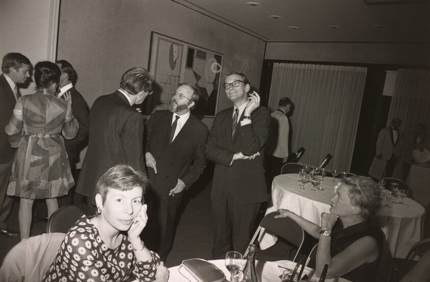 Opening, Frank Stella Exhibition