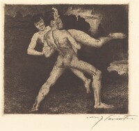 Entführung (Abduction), Lovis Corinth, 1894
