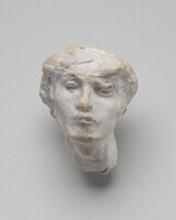 Head of a Woman, Auguste Rodin, possibly 1880s