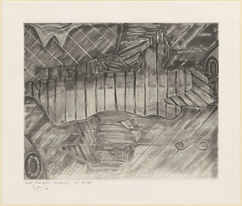 Green Angel 2 [proof of 1st element, plate B, 4th state]