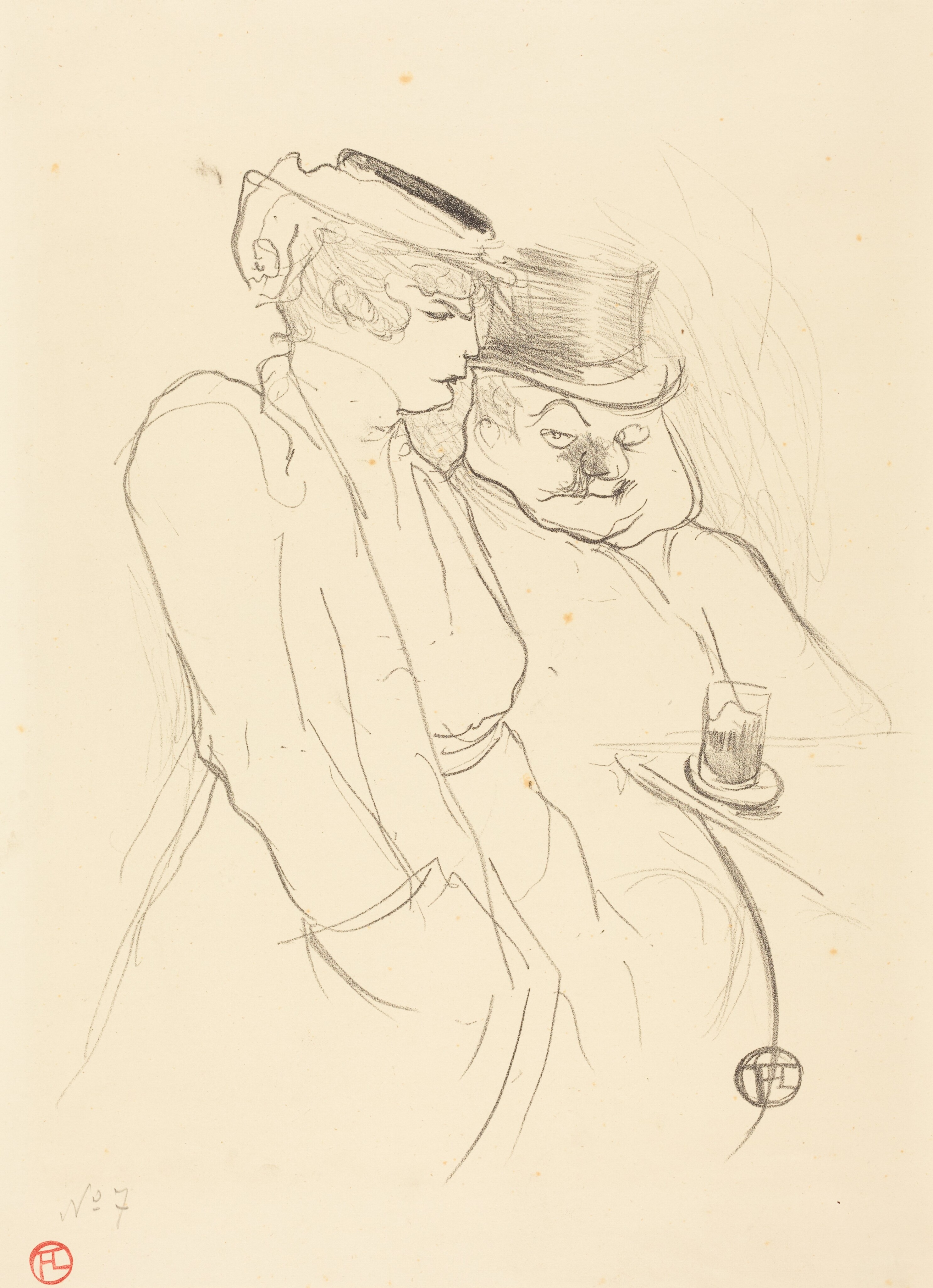 At the Ambassadeurs (Aux Ambassadeurs) by Henri de Toulouse