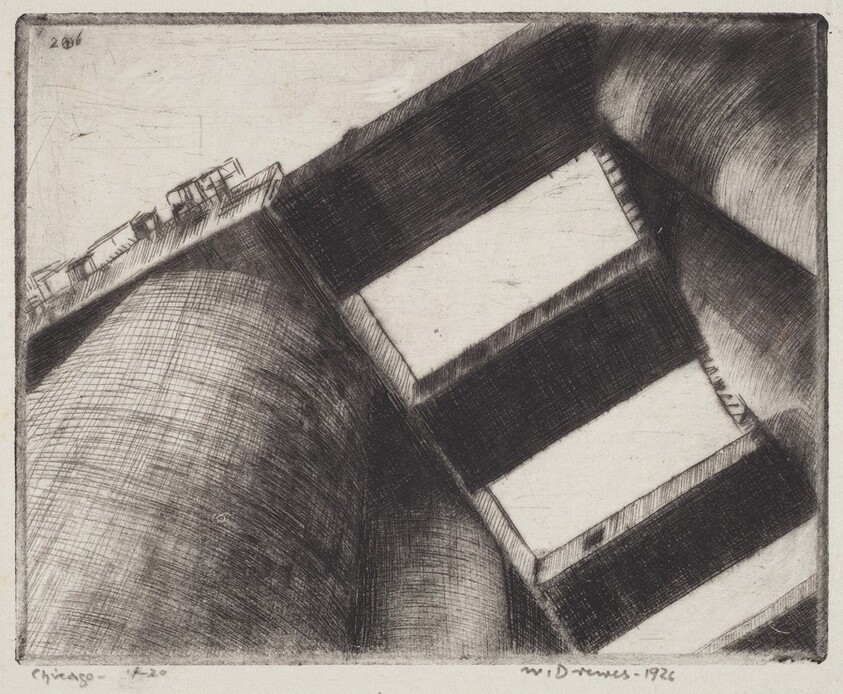 Chicago--Grain Elevator IV Connecting Bridges