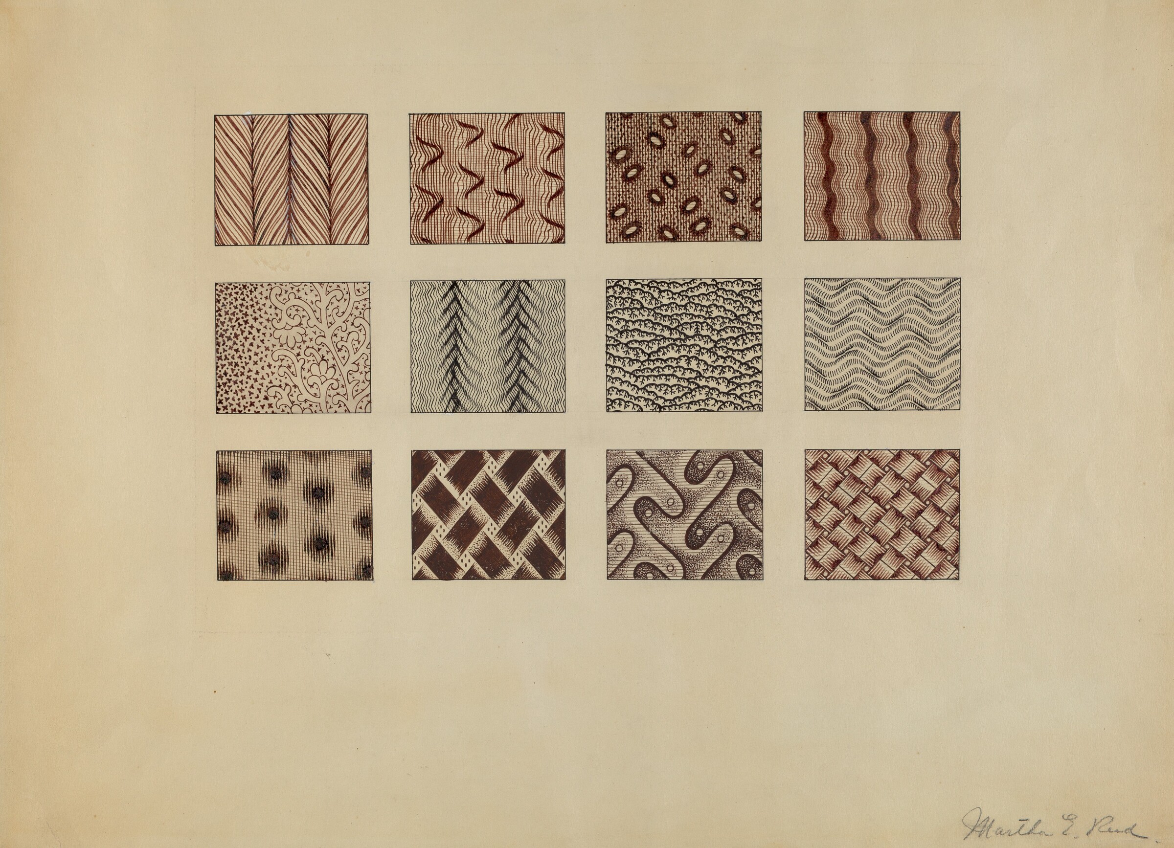 Textiles, Martha Reed, c. 1937