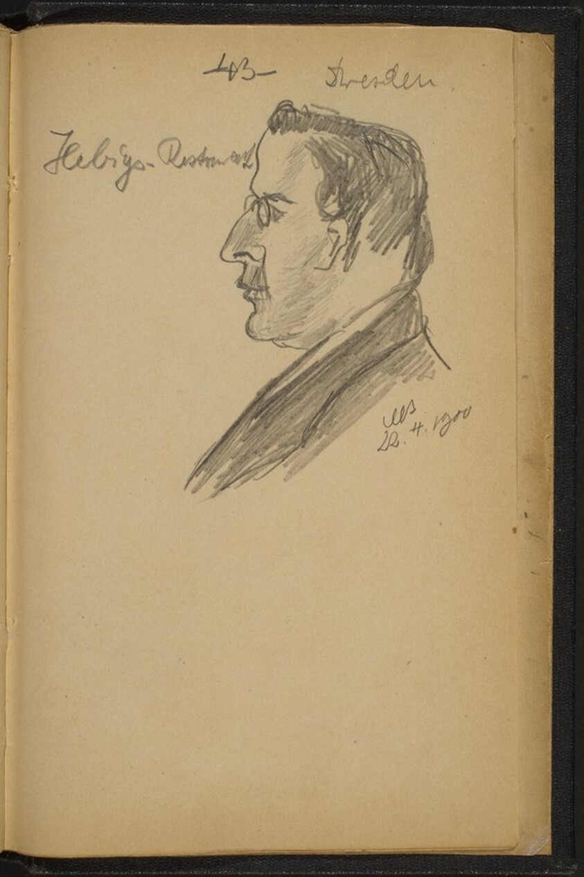 Man in Profile to the Left