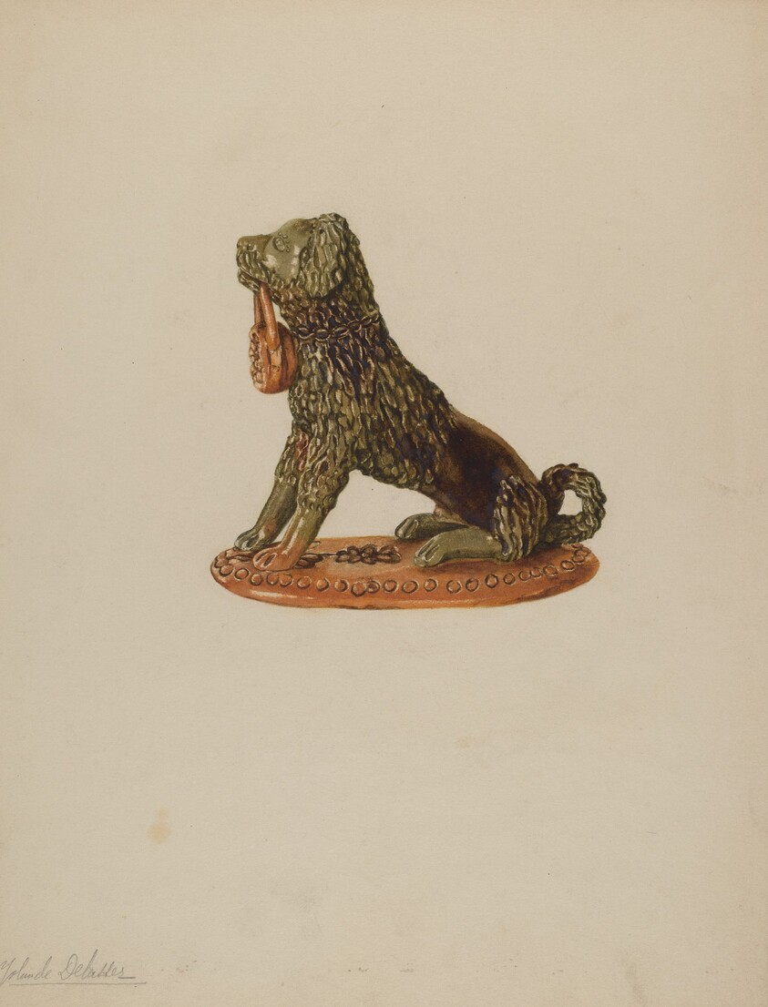 Statuette of a Dog