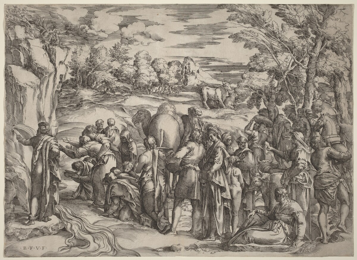 Moses Striking the Rock