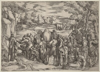 Moses Striking the Rock