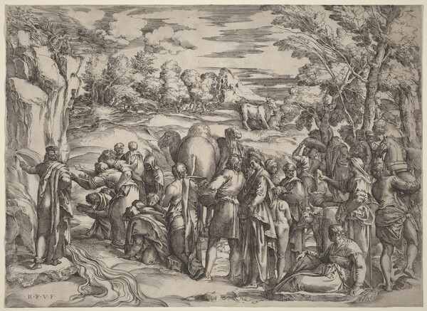 Moses Striking the Rock