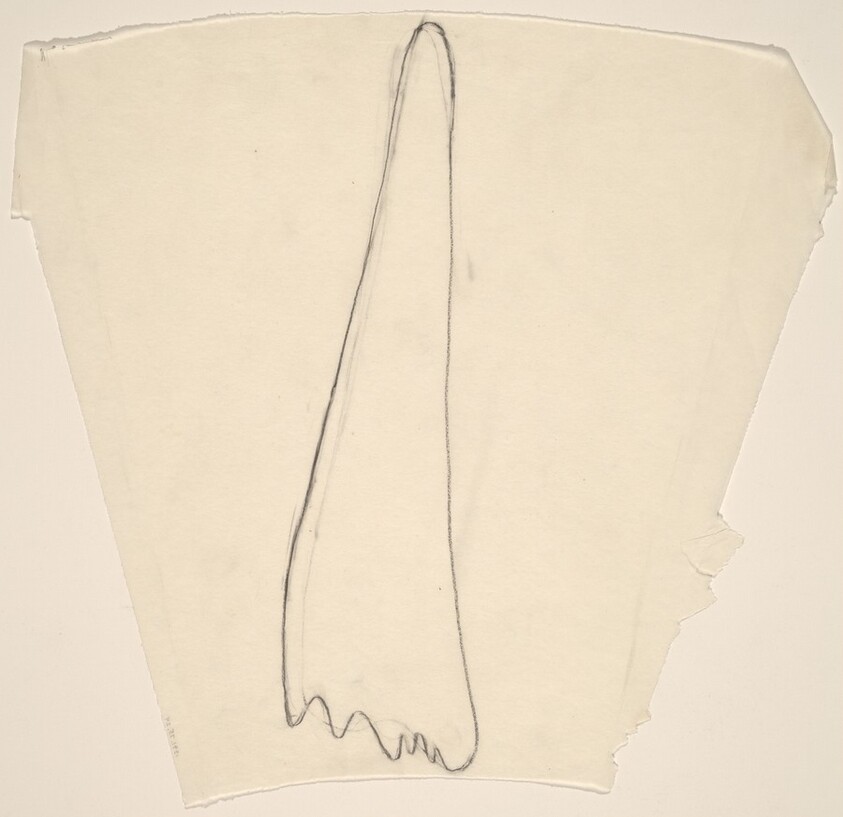 Sketch for "Building - Blocks for a Doorway" (I)