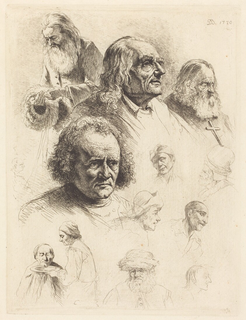 Thirteen Studies of Heads