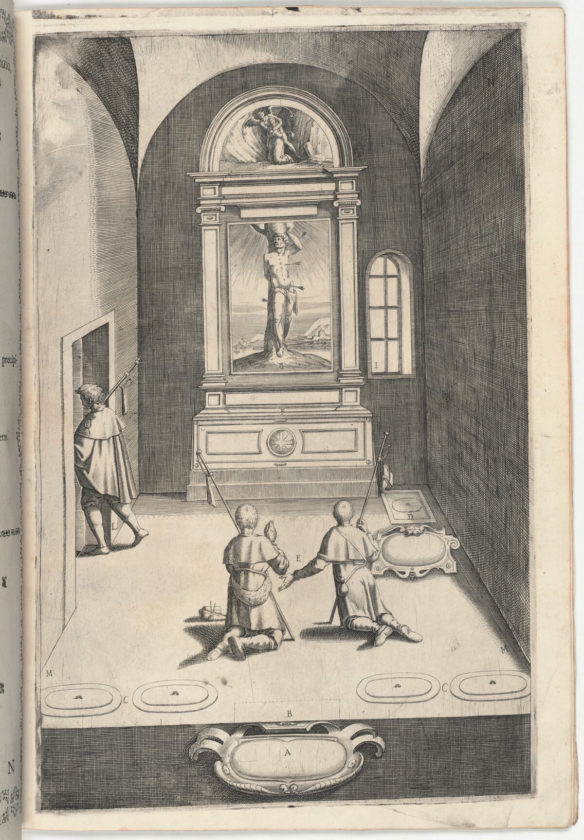 Chapel of Saint Sebastian (Cappella di San Sebastiano) [plate N]