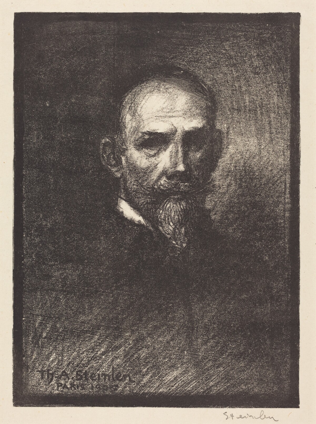Self-Portrait (Steinlen de face, tete droite)