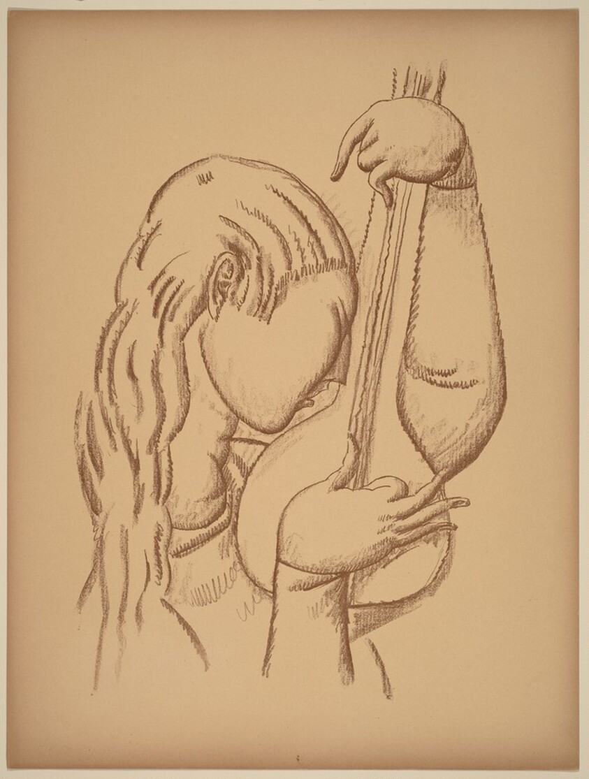 Girl with Mandolin