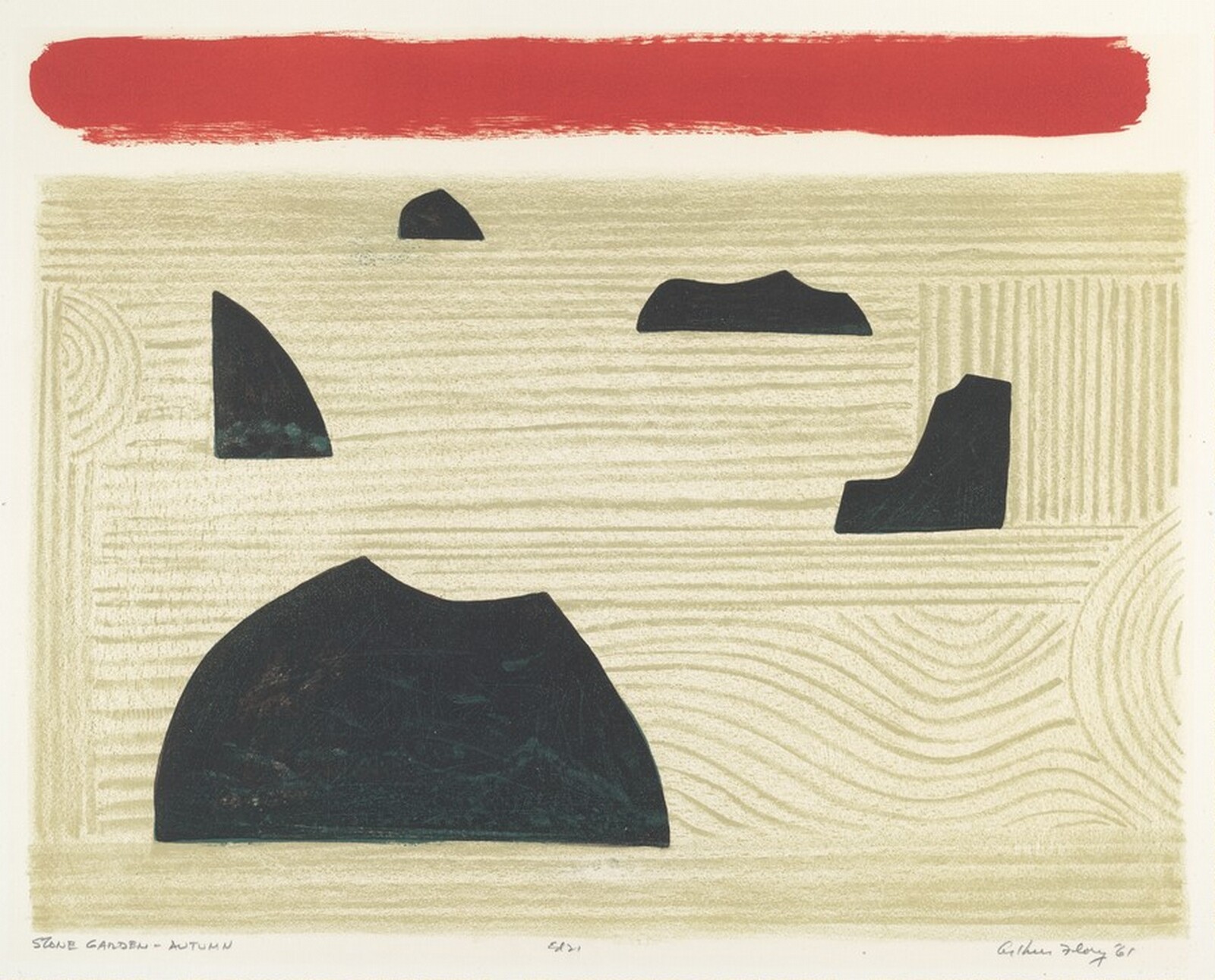 Stone Garden: Autumn, Arthur L. Flory, 1961