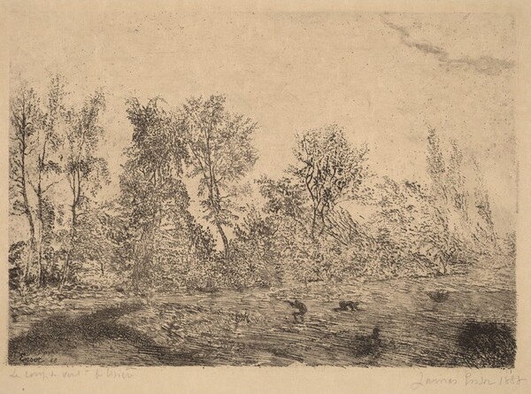 A Gust of Wind at the Edge of the Forest (Coup de vent a la lisiere)