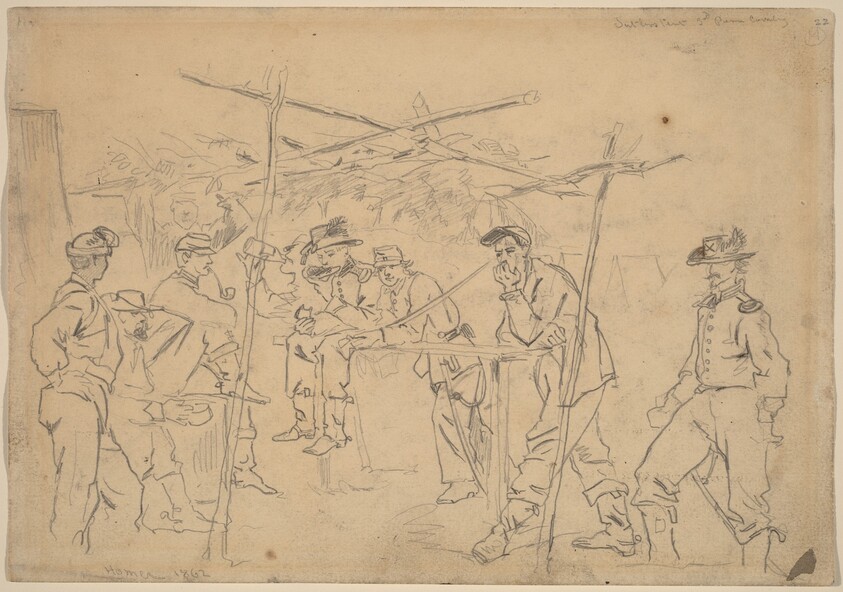 Sutler's Tent, 3rd Pennsylvania Cavalry [recto]