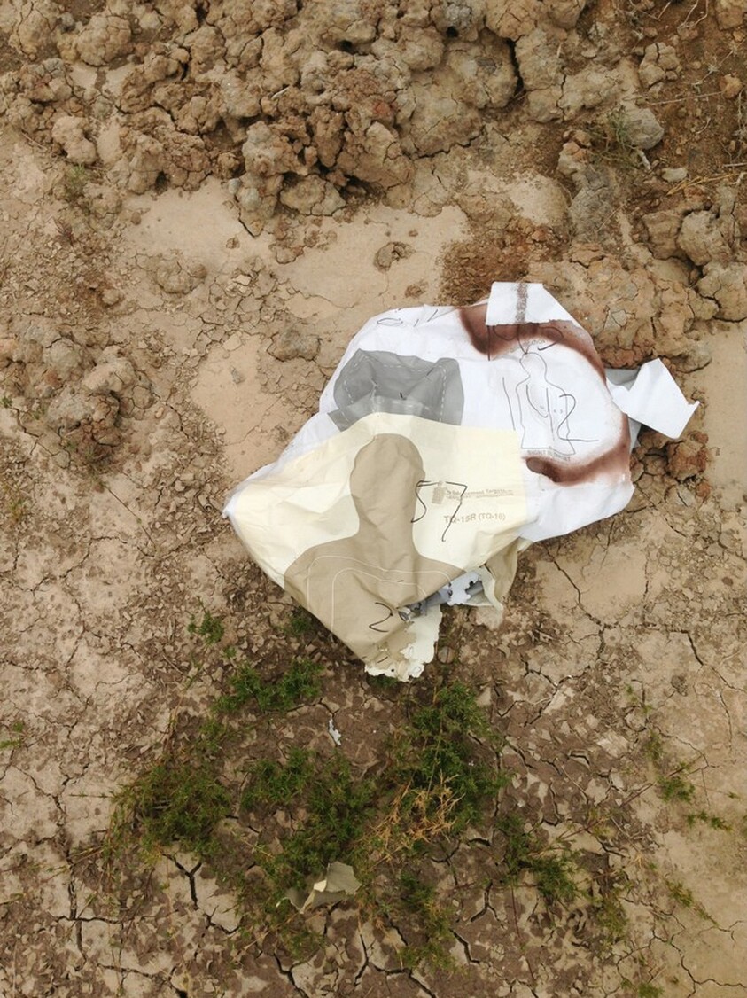 Border Patrol Target #2, Lower Rio Grande National Wildlife Refuge, Texas