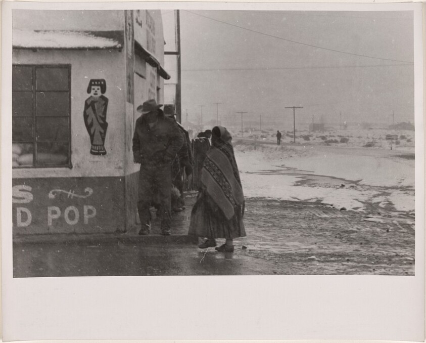 Group outside of MaGee Traders store--New Mexico