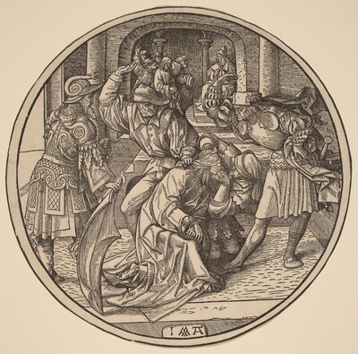 The Mocking of Christ and Christ Before Caiaphas