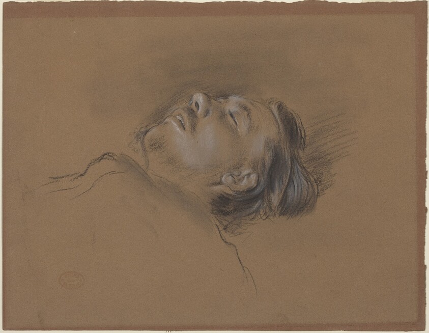 Head of the Fallen Jockey (study for "Scene from the Steeplechase: The Fallen Jockey")