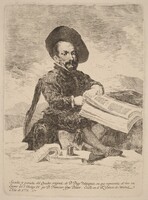 Un enano (A Dwarf), Francisco Goya after Diego Velázquez, 1778