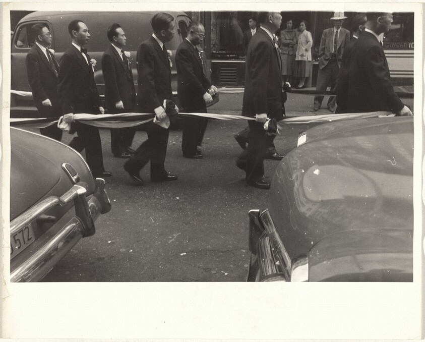 Funeral procession--San Francisco