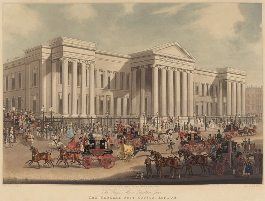 The Royal Mails Departure from the General Post Office, London