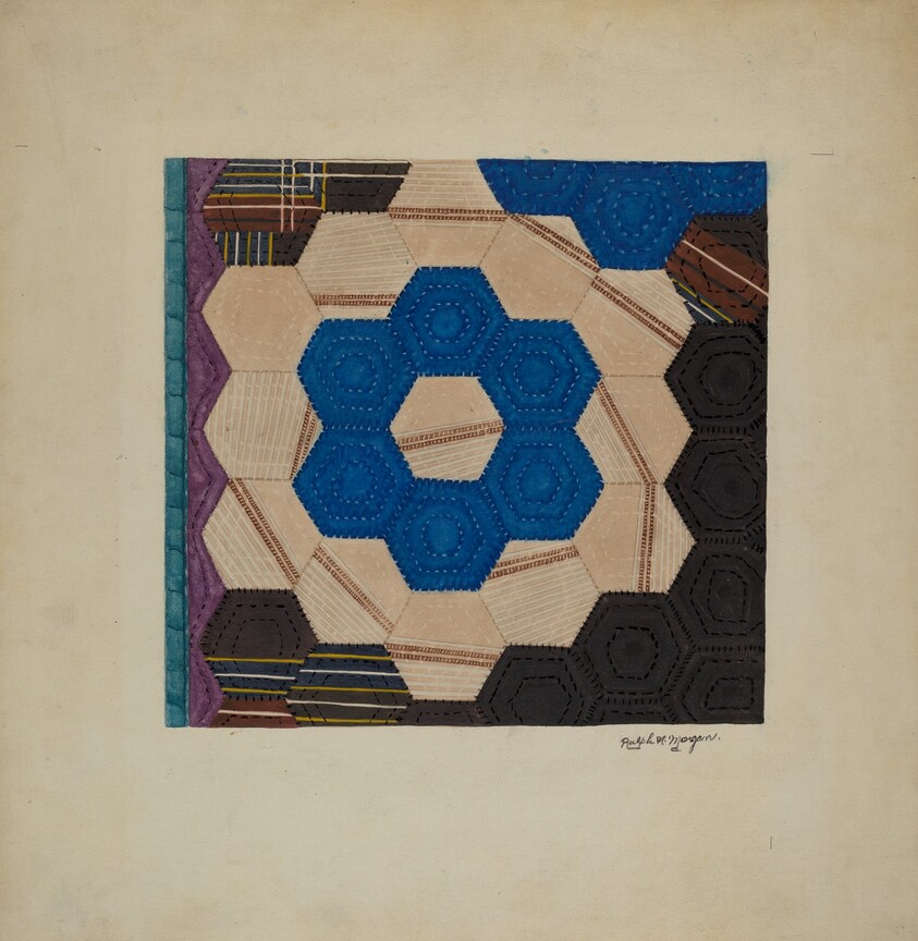 Silk Quilt (Hexagonal Pattern)