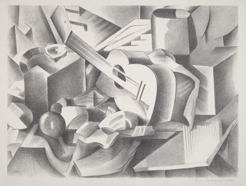Untitled (Still Life with Guitar and Fruit)