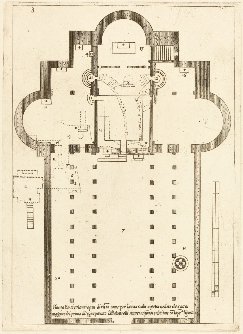 Plan of the Church of the Holy Manger