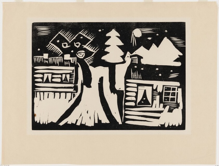 Landschaft (Landscape) from the periodical Kündung, vol. 1, no. 3