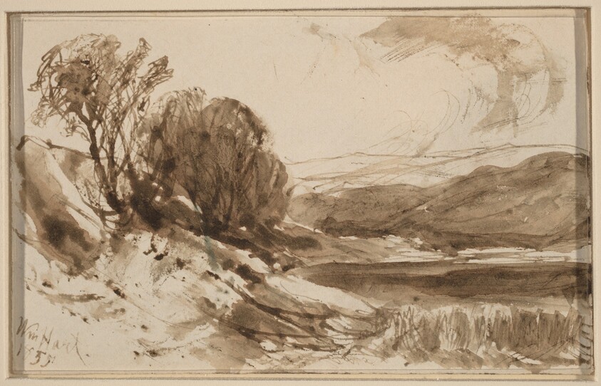 Hilly Landscape with Trees