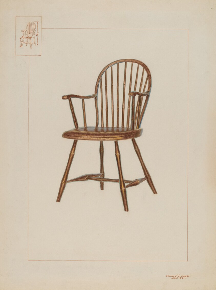 Windsor Bamboo-turned Chair