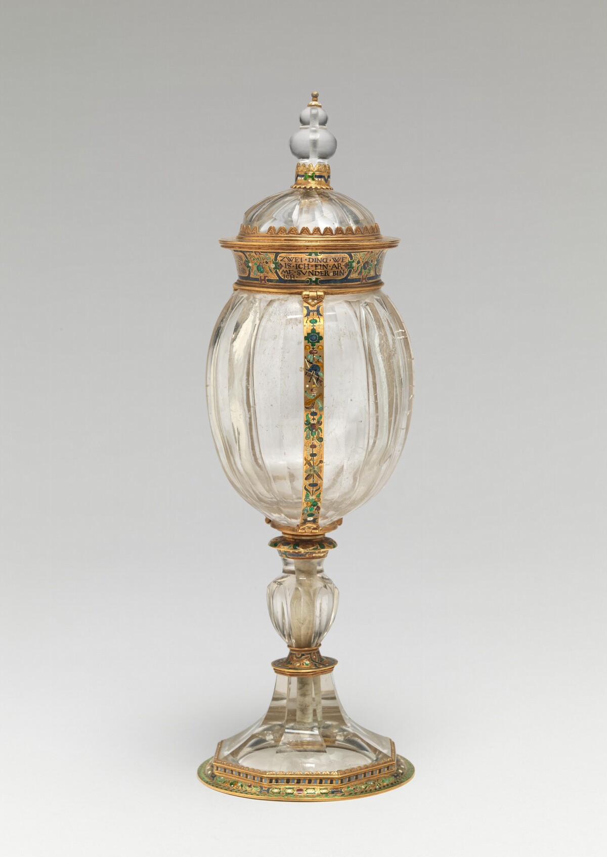 Covered Cup with Shield of Arms of the Countess of Gleichen