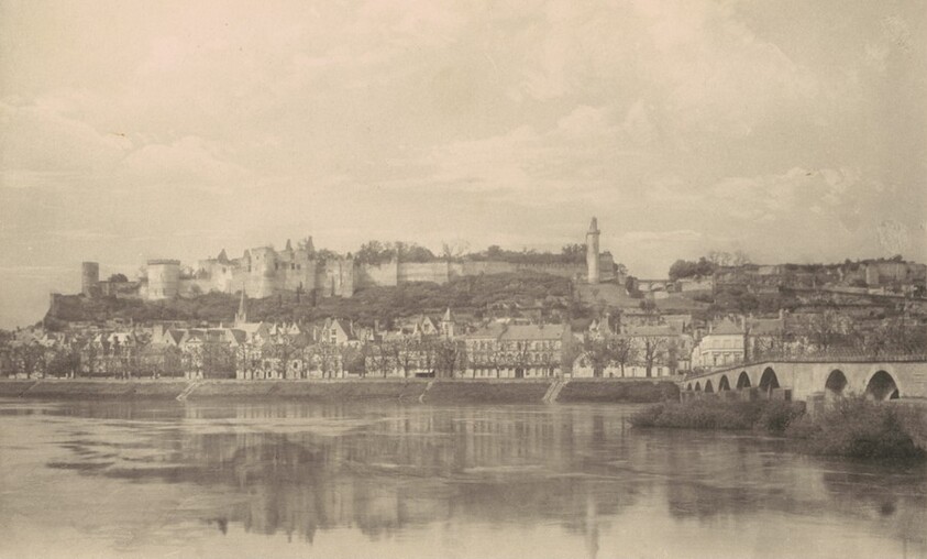Château de Chinon from across the River