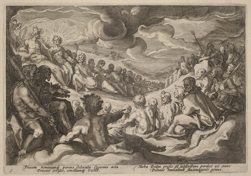 Jupiter Taking Counsel from the Gods about the Destruction of the Universe