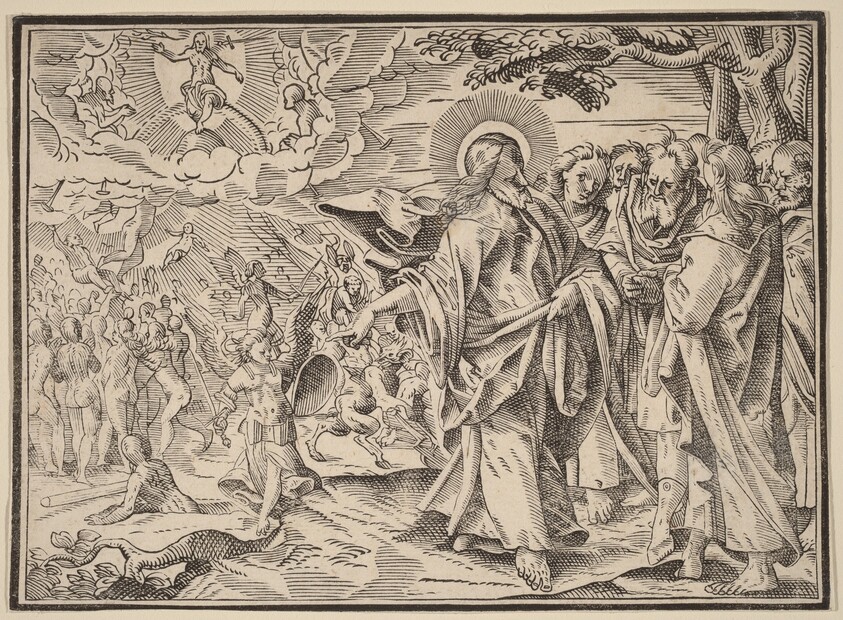 Christ Tells His Disciples of the Last Judgment