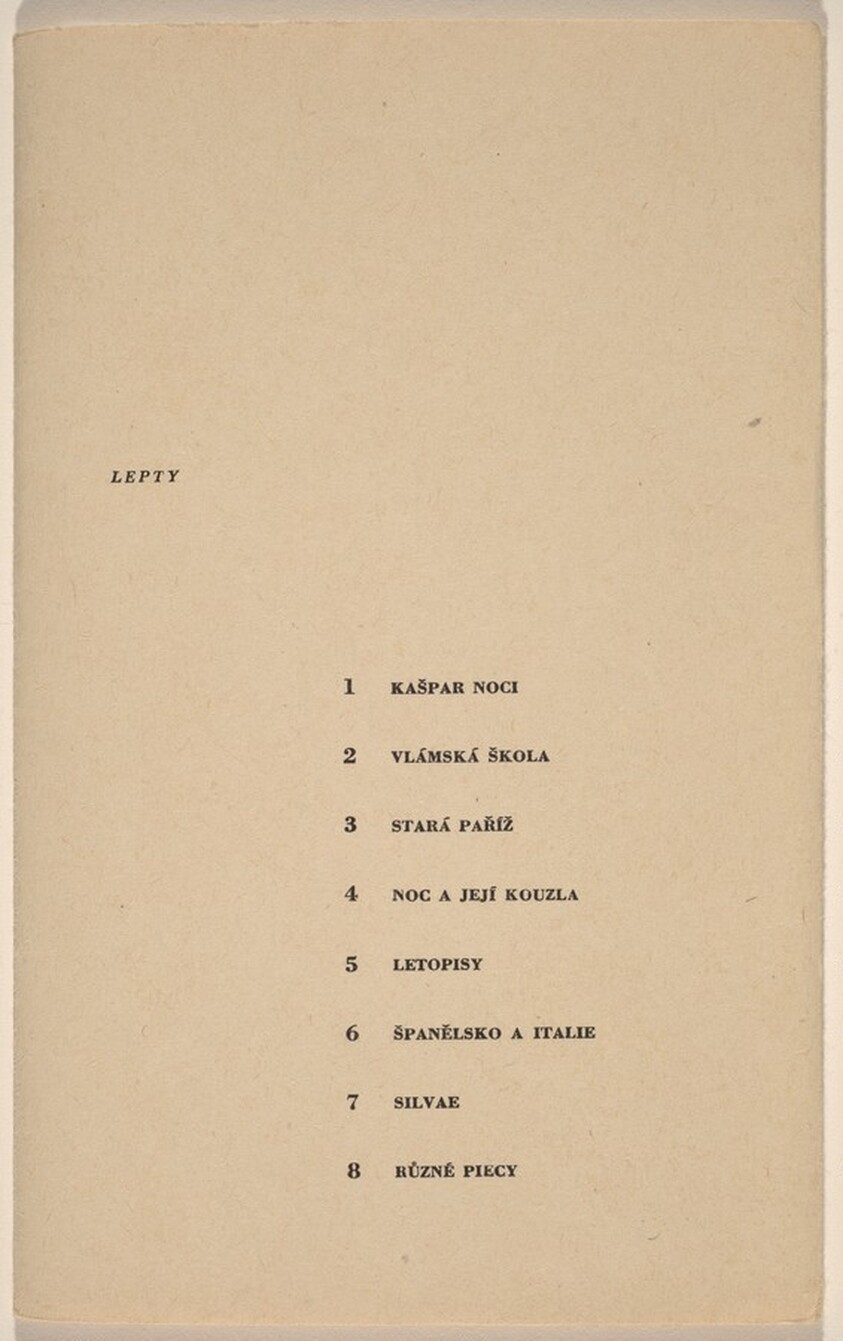 Eight Small Etchings