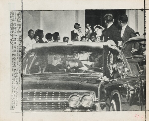 Title from caption on object: “Kennedy and Connally Shot”