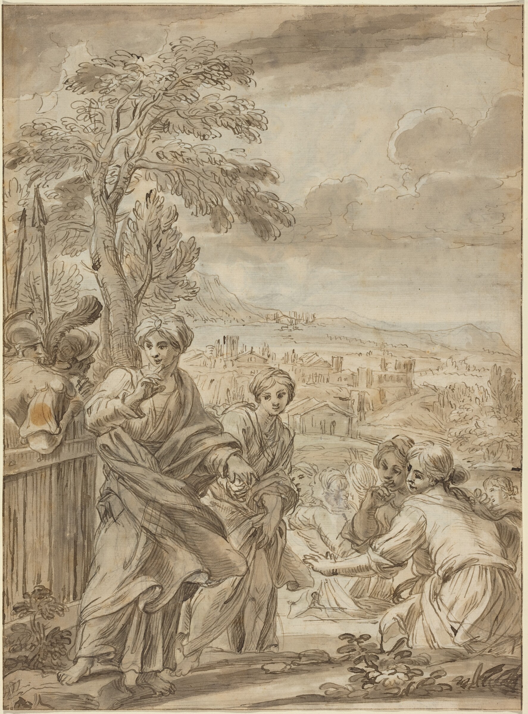 Historical Scene [recto], Angelo Marullo