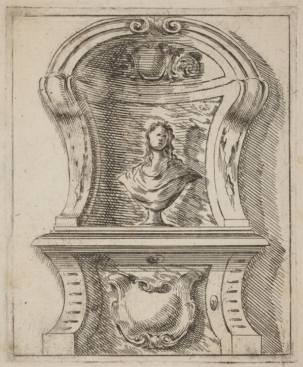 Architectural Motif with a Bust