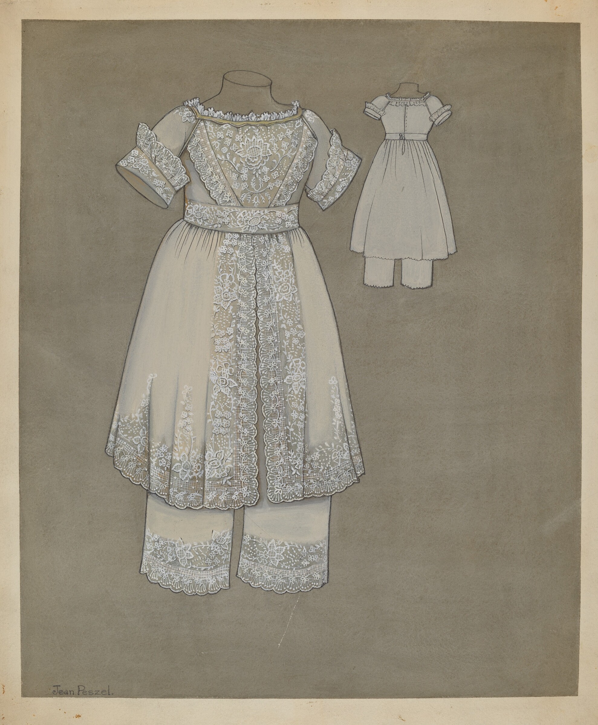 Child's Dress, Jean Peszel, c. 1938